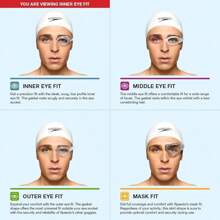 2.0 - anteojos de natación unisex para adultos - Plateado/Azul - Ver 6