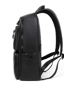 Black Waterproof Backpack Laptop Bag School Backpack For Men - Black - View 7