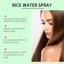 Hoegoa Herbal Rice Water Hair Care Spray Scalp Repairing & Nourishing Dry Manic Fluffy Soft Hair Spray