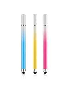 High Precision Silicone Round Disc Tip 2-In-1 Stylus Pen For Phone & Tablet, Capacitive Stylus Pen Compatible With Apple IPad, Tablet, Drawing, Painting, Writing