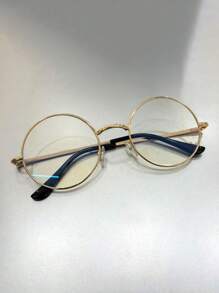 Classic Retro Hip Hop Circular Polarized Glasses, Men's Metal Fashion Glasses Casual Fashion Glasses Accessories, Suitable For Vacation Travel, Driving, Fishing, Beach Party, Music Festival, Costume Play Decorative Props, Ideal For Own Use Or Gift. For Summer Beach Vacation,Outdoor,Travel