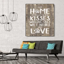 1 Piece Home Text DIY Diamond Painting Kit - Complete Set With Accessories, Perfect For Home Decor & Relaxation, Creative Art Craft For Adults - Color - View 3