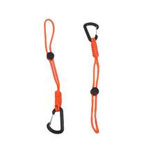 2 件装战术伞绳挂绳，背包挂钩扣，适用于户外背包登山露营