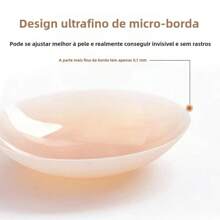 Ultra Seamless Silica Gel Adhesive Bra Kit 2pairs - Coffee Brown - View 7