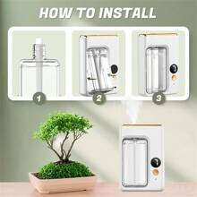 CAFELE Automatic Aroma Diffuser, Indoor Essential Oil Perfume Humidifier, Long-Lasting Fragrance, Bathroom Deodorizer, Timer Function, USB Charging, Button Control, Non-Waterproof, For Bedroom, Bathroom, Pet Room - White - View 10