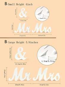 Bộ trang trí đám cưới lãng mạn - Chất liệu PVC, phụ kiện chụp ảnh kèm chữ cái tiếng Anh cá nhân hóa, phù hợp cho lễ cưới và tiệc chiêu đãi, hoàn hảo cho đám cưới, Ngày Valentine, sinh nhật, quà tặng mùa hè, bãi biển, tựu trường, đồ dùng học tập và trang trí phòng. - trắng - Xem 10
