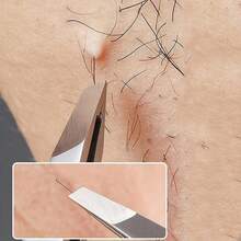 1 Piece Of Precision Stainless Steel Tweezers - Easy To Remove Facial And Inward Hair - Portable Beauty Tool - Silvery - View 2