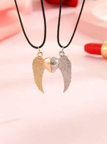 Fashionable, Elegant, Lovely Best Friend Necklace Set, Couples Necklace, Jewelry Representing Friendship And Relationship, Perfect Gift For Her Or Him - Multicolor - View 7