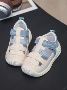 Summer New Breathable Hollow Out Beach Sandals, Comfortable, Lightweight & Anti-Slip, Suitable For Boys And Girls - Baby Blue - View 1