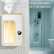 CAFELE Automatic Aroma Diffuser, Indoor Essential Oil Perfume Humidifier, Long-Lasting Fragrance, Bathroom Deodorizer, Timer Function, USB Charging, Button Control, Non-Waterproof, For Bedroom, Bathroom, Pet Room - White - View 13