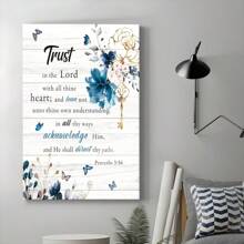 Christian Wall Art Christian Scriptures Pictures Wall Decor Bible Verse Religious Canvas Prints Trust in Lord Painting Modern Artwork Home Decorati - Multicolor - Ver 4