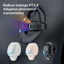 Wireless Earbuds With Clip On Design, Noise-Proof For Calls, Universal Phone Control, Push Button Media Control, Rechargeable Lithium Polymer Battery, Open Earphones, Suitable For Sports, Compatible With Mobile Phones, Anime/Movie/TV Series/Video Game Themes, Condenser Microphone, Wireless Adult