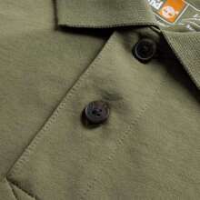 Timberland Men's Casual Breathable Short Sleeve Polo Shirt A5QJ6590 - Green - View 4