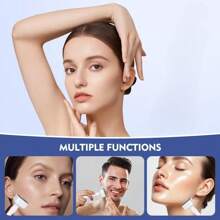 Adjustable Microneedle Roller: Professional Hair, Beard & Skin Care Tool - 140/100 Titanium Needles, Effective Results - Simple & Efficient Skincare Solution, Grooved/Round, Random Delivery. Minoxidil, Microneedle Roller, Microneedling, Beauty, Skincare, Spa, Self-Care, Skincare Tools, Facial Care, Esthetician Supplies, Massage, Facial Massage Tool, Facial Roller - White - View 11