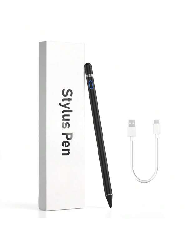 2025 Upgraded Active Stylus Pens For Touch Screens, Stylus Pencil Compatible With Apple,Capacitive Pencil For Kid Drawing, Writing,High Sensitivity,For Touch Screen Devices Tablet,Smartphone (White)
