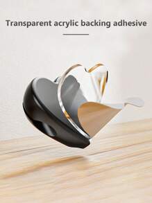 2pcs Heart-Shaped Cable Organizers, Phone Charging Cable Clips, Wire Winders, Self-Adhesive Cable Holders, Suitable For Desk, Bedside Cabinets, Walls, Cars And Office