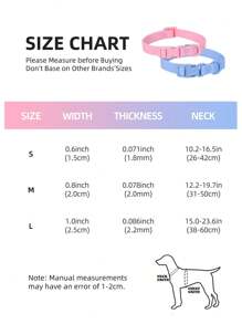 Durable Dog Collar, Biothane Silicone Plastic PVC Rubber Washable Quick Release Buckle Outdoor Puppy Collars Durable Adjustable For Small Medium Large Dogs - Multicolor - View 5