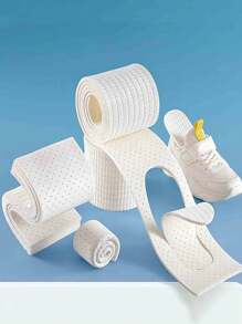 2Pcs Self Cutting Insoles For Children's Sports, Breathable Insoles That Can Be Cut, Shock-Absorbing, Mesh Punched, Long Strips, Suitable For All Seasons - Multicolor - View 2