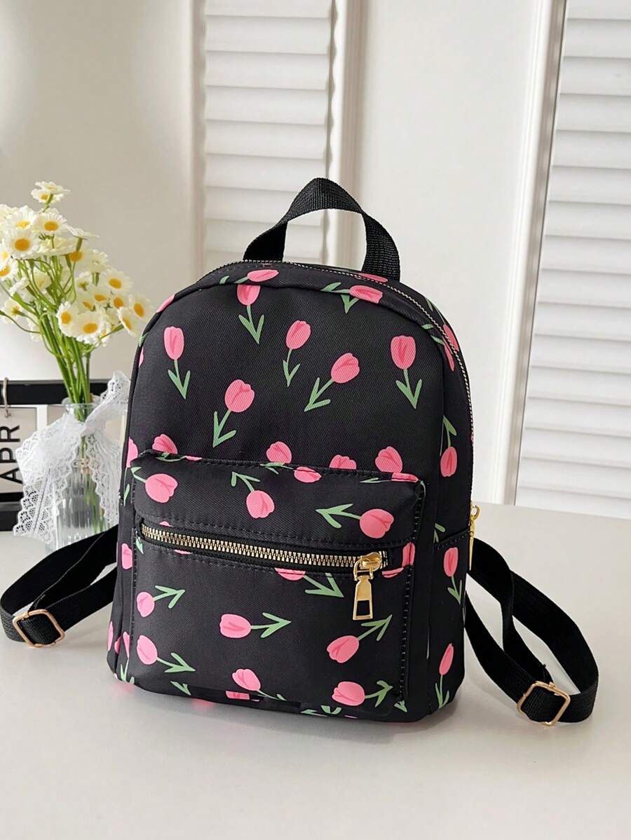 Minimalist Casual Versatile Small Women Backpack, Back To School, School Essential Stuff For Women, Girls & Students
