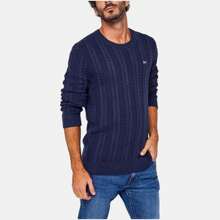 Tommy Jeans Trui DM0DM15059-C87 voor Man in kleur Blauw ✅ Levering binnen 3-5 dagen
