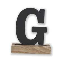 1pc 3.9 Inch Rustic Wooden Alphabet Letter For Home Decor Birthday,Christmas,Graduation,Bridal Shower,Wedding,Anniversary Party Supplies And Room Decoration