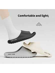 Nieuwe damespantoffels, zacht materiaal, modieus en veelzijdig, stralen een premium look uit, lichtgewicht en antislip, geschikt voor binnen- en buitengebruik, lente/zomer