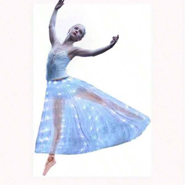 1pc Rechargeable Or Battery Powered LED Lighting Glow Costume, Suitable For Wedding, Performance, Stage, School Event Decor