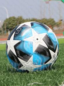 Adult And Youth Professional Training Competition No.5 Soccer Balls Made Of High Quality PU Leather, Anti Slip And Wear Resistant, Excellent Elasticity, Butyl Explosion Proof Rubber Inner Tank, Easy To Kick, Seamless Hot Adhesive Football, Comes With Needle Ball Mesh