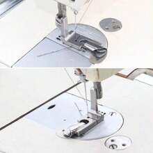 1 件工业缝纫机多功能弧形卷边压脚 1/8"、3/16"、1/4"、5/16" 卷边拉管压脚 真丝雪纺裙卷边压脚 - 彩色 - 查看 8