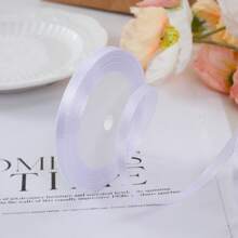 1/5/10 Rollo(s) de Cinta de Poliéster para Decoración con Lazo de 1cm/0.6cm de Ancho para Manualidades DIY, Arreglos Florales, Repostería y Empaquetado