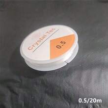 0.5-1.5mm Elastic Cord String Transparent Elastic Thread For Jewelry Making Diy Bracelet Necklace Beaded Accessories