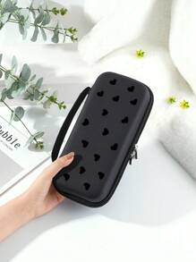 1 件黑色心形图案保护壳，兼容 2 (2025) / Switch NS / Switch OLED / Lite，适用于 Switch 第二代/Switch 主机配件，全套包括收纳袋、游戏卡盒、Switch 保护套，是 Switch 玩家的最佳礼物 - 彩色 - 查看 4