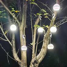 [Creative Planet Lamp] 3-Color Light Source + Type-C Fast Charging No-Installation Hook Design ▎Waterproof For Rainy Days Use Bedroom/Camping Atmosphere Artifact