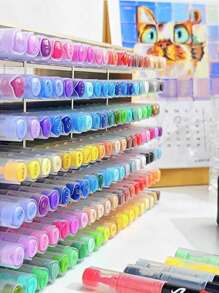 GuangNa 288 Colores Marcadores Acrílicos, Juego de Marcadores para Colorear, Secado Rápido, Resistente a la Decoloración, Perfecto para Pintura, Ilustraciones, Arte Artesanal, Temporada Escolar de Regreso a Clases para Libros para Colorear y Otros Proyectos DIY, Adecuado para Papel, Tela, Madera, Rocas, Plástico, Vidrio, Cerámica, Calabazas, Metal, Etc., Marcadores de Pintura Acrílica para Estudiantes y Adultos, Regalos de Pascua, Acción de Gracias, Halloween, Navidad - Multicolor - Ver 8