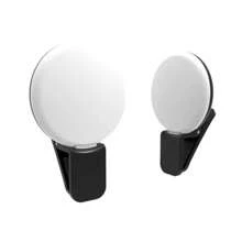 Portable Rechargeable USB Camera Clip Photography Video Mobile Phone LED Ring Selfie Light,Camera Light