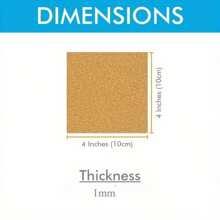 用于水钻艺术背衬的软木杯垫、用于水钻绘画杯垫的自粘软木板、用于 DIY 成人工艺配件的空白软木垫 - 多款 - 查看 9