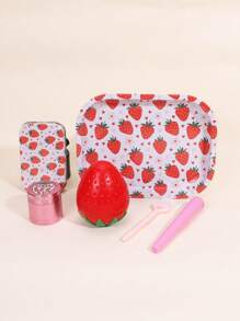 6-Piece Combination Smoking Set, Exquisite Smoking Gift, Including Cigarette Tray, Tinplate Box, Aluminum Alloy Grinder, Tube, Small Brush, Cigarette Paste Box, Can Be Given To Friends And Family, Making It A Perfect Holiday Gift