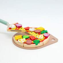 Giocattolo di pizza in legno per bambini – gioco di ruolo e giocattolo educativo