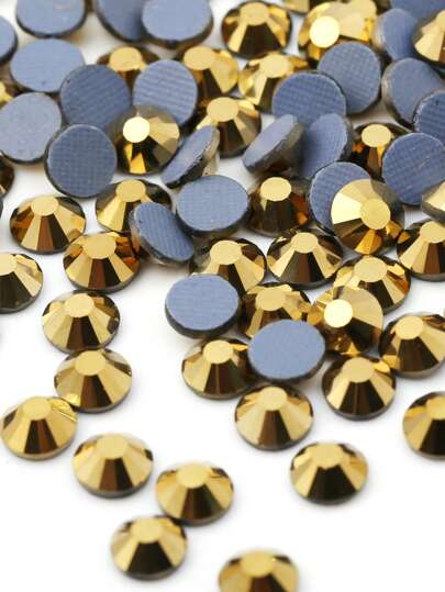 worthofirst 100-1440 قطعة / عبوة من الكريستال الفضي لامع مسطح للحديد مجهز للخياطة على الملابس والأحذية والقبعات والأوشحة