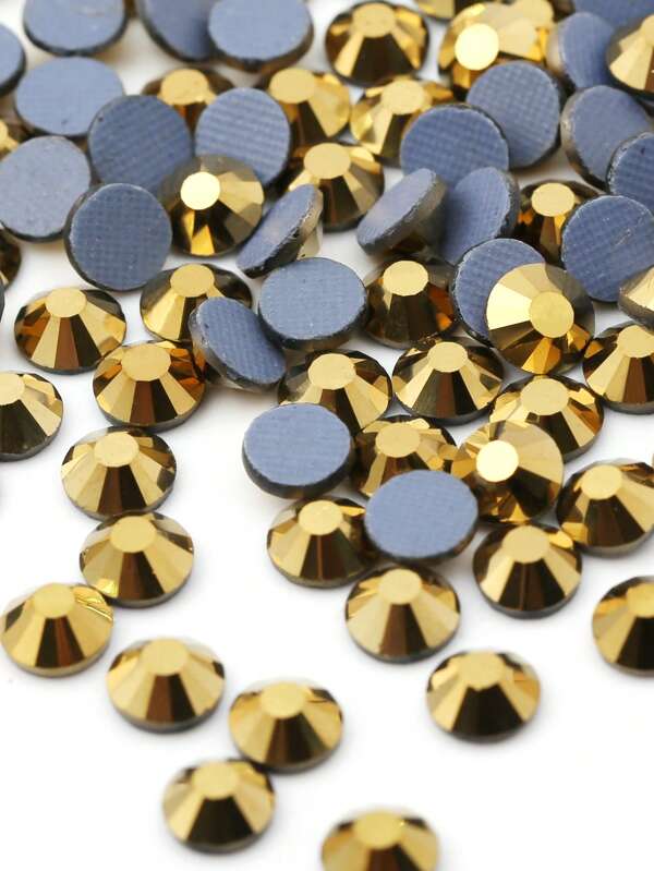 worthofirst 100-1440 قطعة/عبوة كريستالات رينستون لربط بالحرارة ، باللون الذهبي، للملابس والأحذية والأوشحة ، ديكور للكي