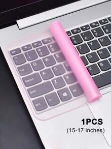 Cubierta de teclado para portátil, protector de teclado de silicona de 12 a 14 pulgadas, piel de teclado a prueba de polvo con diseño de dibujos animados, película de teclado transparente, ajuste universal