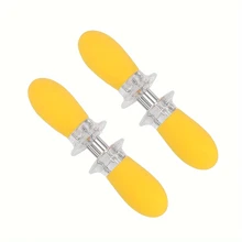 4/8/10pcs Stainless Steel Corn Holders - Interlocking Design, Convenient For Grilling And Home Cooking, Corn Cob Holders, Stainless Steel, Corn Roasting Forks, Suitable For Household Cooking, Party, Camping