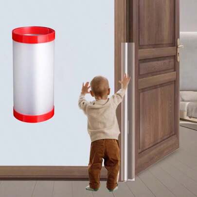 1pc 1.2m Door Pinch Guard Baby Safety Protection Strip For Nursery Daycare, Anti-Finger Entrapment