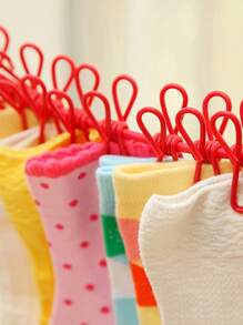 1PC Portable Clothes Clothesline With 12 Clips Retractable Washer Dryer Clothesline Drying Rack Punch-Free Retractable Clothesline. Camping Accessories Travel Clothesline For Outdoor Indoor, Retractable Clothesline Elastic Clothesline For Campers Hotel Room ﻿