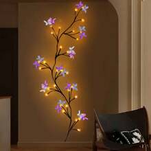 1pc Butterfly String Lights, USB Powered, 8 Modes, 30 LED Lights, Butterfly String Lights - Home Decor, Romantic Tree Design, Fairy Lights, Suitable For Indoor And Outdoor Holiday Decoration (Batteries Not Included) - USB Purple Tree Light - View 5