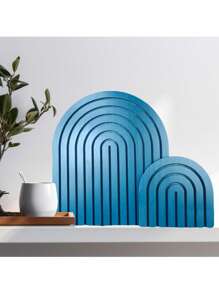 1/2pcs Wood Rainbow Arch,Modern Boho Room Decor For Wall Shelf,Wall Shelf Ornament Dresser Ornament, Aesthetic Boho Wooden Rainbow Arches Home Decor, Shelf Decor Table Decor Dresser Decor Mantle Countertop Decorations, For Living Room, Bedroom, Kitchen, Coffee Bar - Multicolor - View 12