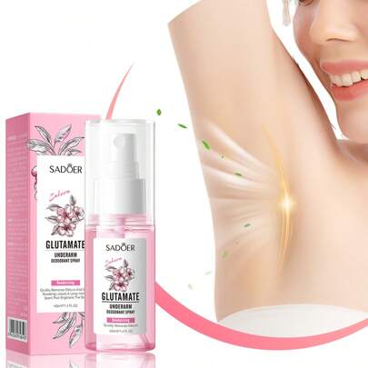 1支樱花腋下喷雾，除臭喷雾，个人护理，腋下快速止汗，清爽怡人，持久留香，身体护理，无刺激性味道，适合外出、旅行、办公、度假等场合。