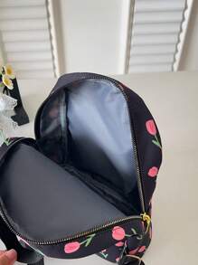 Minimalist Casual Versatile Small Women Backpack, Back To School, School Essential Stuff For Women, Girls & Students - Multicolor - View 8