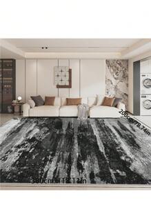 Machine Washable Area Rug Gray Abstract Modern Entrance Area Rug Kitchen Living Room Bedroom Indoor Soft Simple Rug For Entrance Office Bathroom Mat