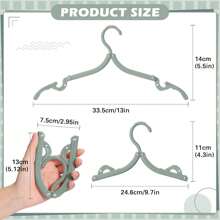 Travel Hangers Portable Foldable Hangers Cruise Ship Essentials Non-Slip Foldable Space Saving Clothes Drying Rack For Travel Cruise Business Trip Suitcase Dormitory School Hotel